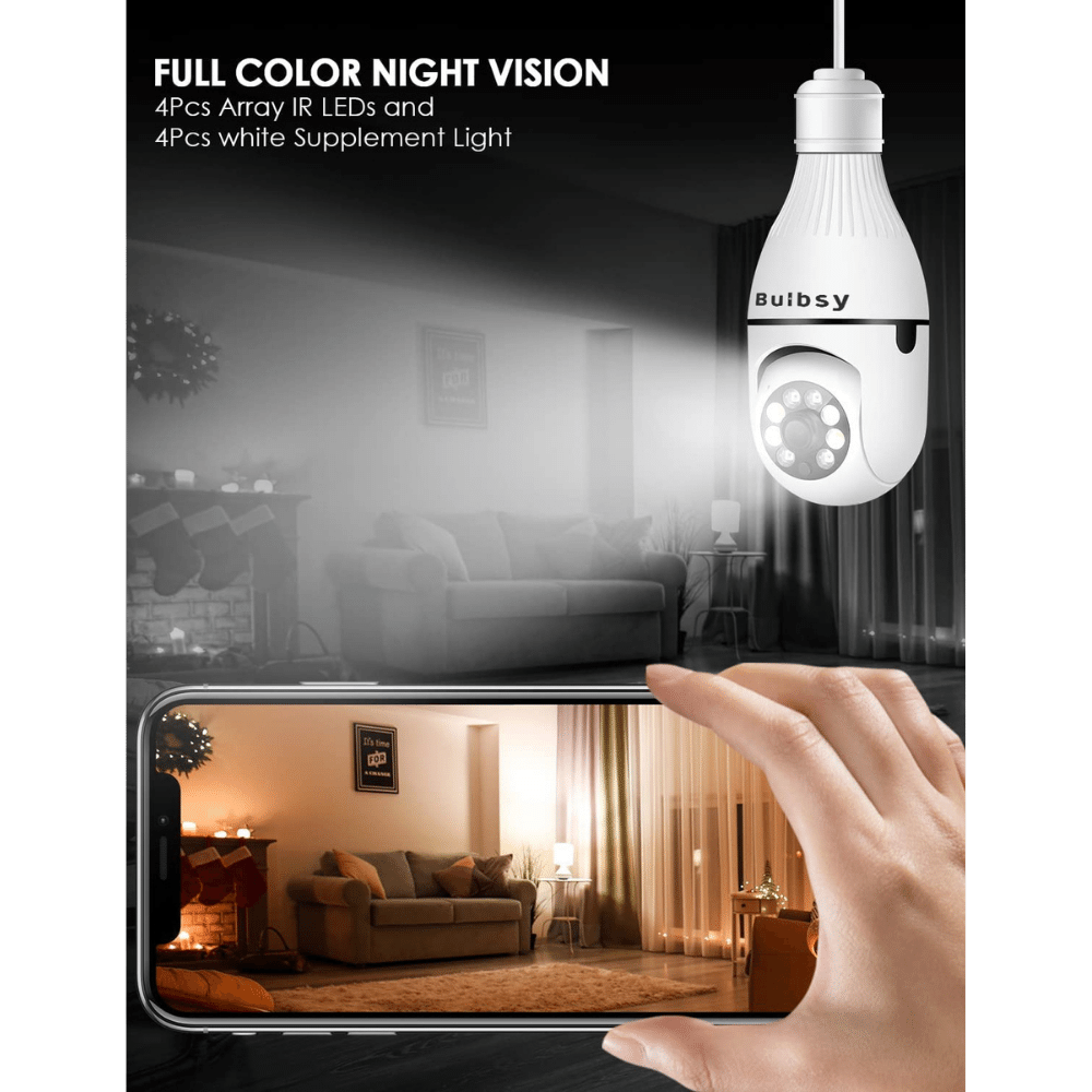 Bulbsy™ - Light Bulb & Security Camera